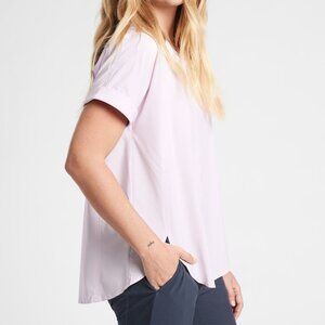 Athleta Short Sleeve Top XS nwot